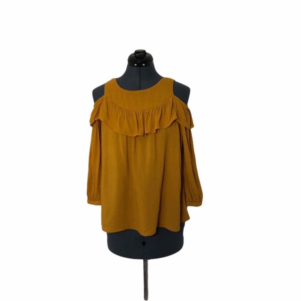 2/$25 sale Anthropologie cold shoulder blouse